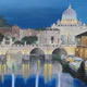 Rome Bridge of Angels - Art Gallery of Danielle Mandelli