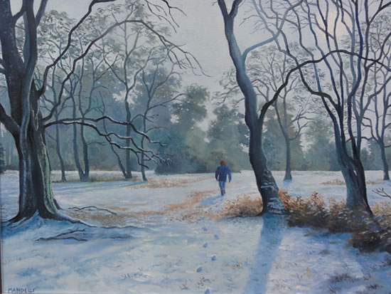 Snowy Woodlands Walk - Surrey Art Gallery
